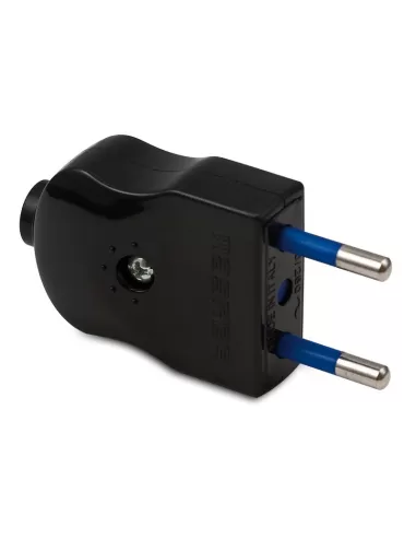 Master 05010 compact 2-pole 10a black plug